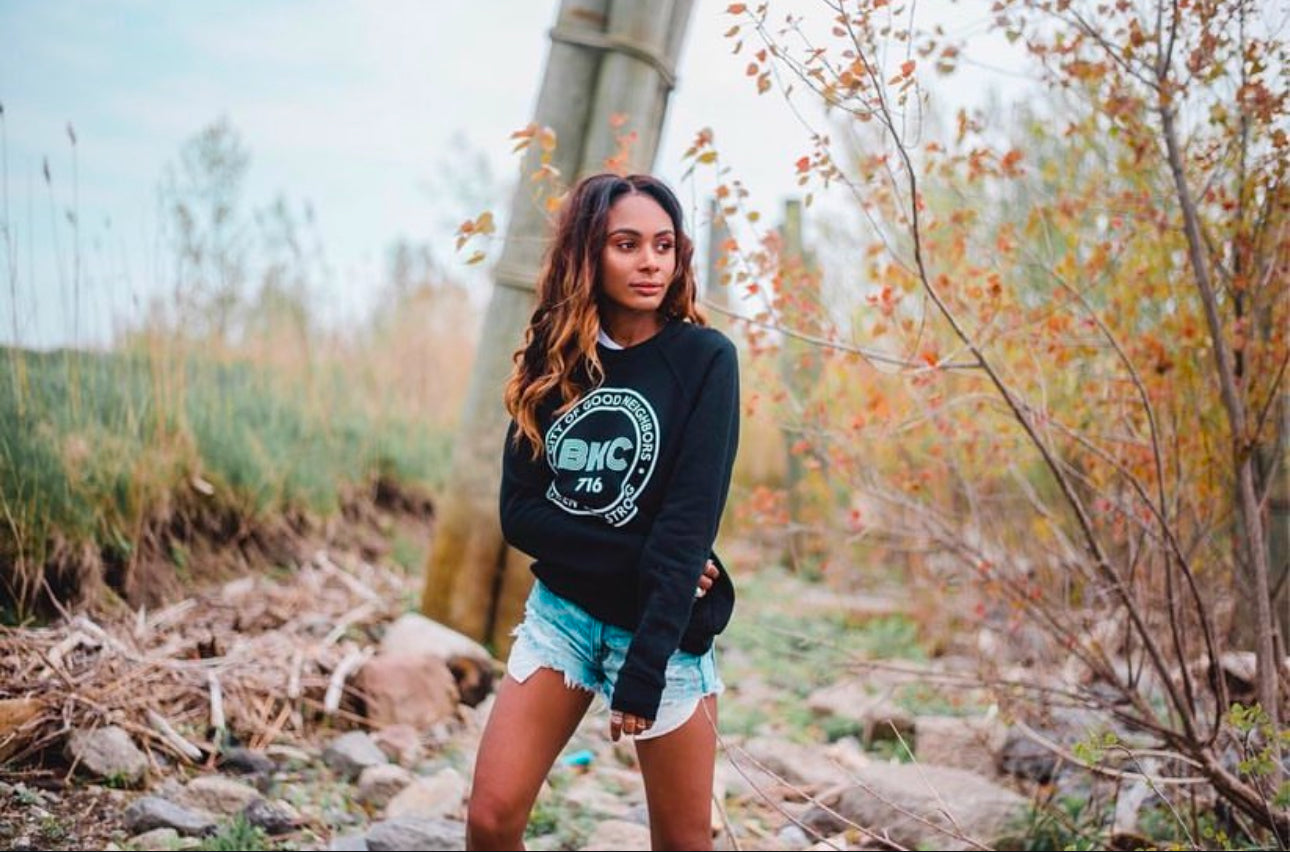 SOFTEST CREW WHITE ON BLACK