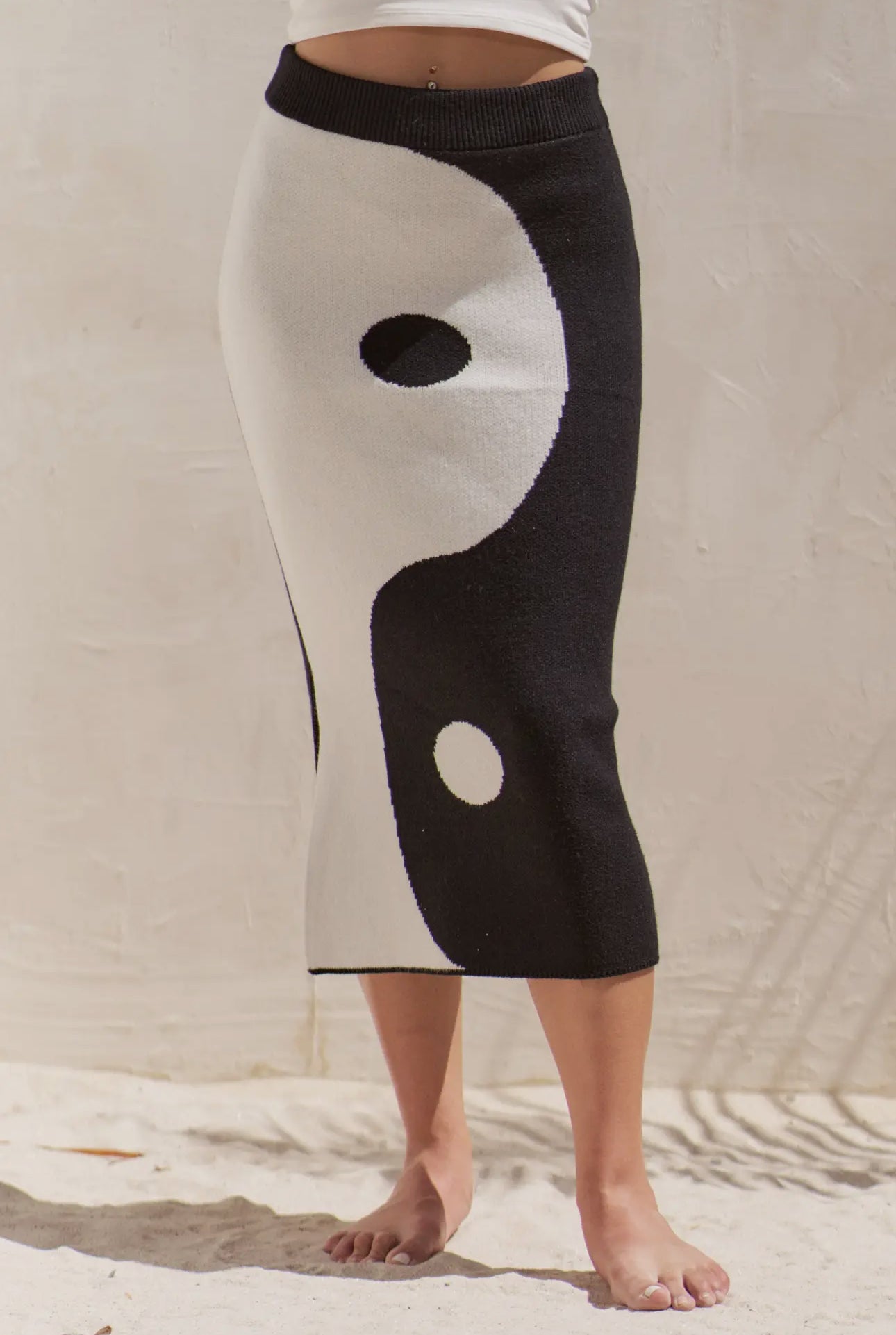YIN YING KNIT SKIRT