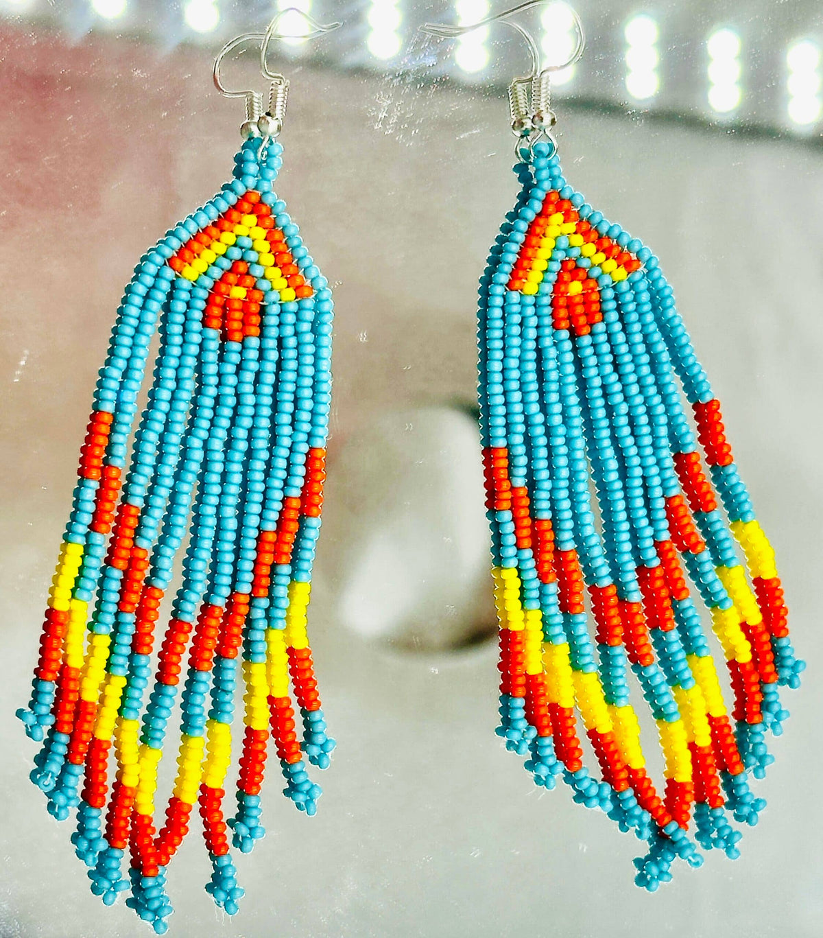SOUTHWEST SEED BEAD EARRINGS