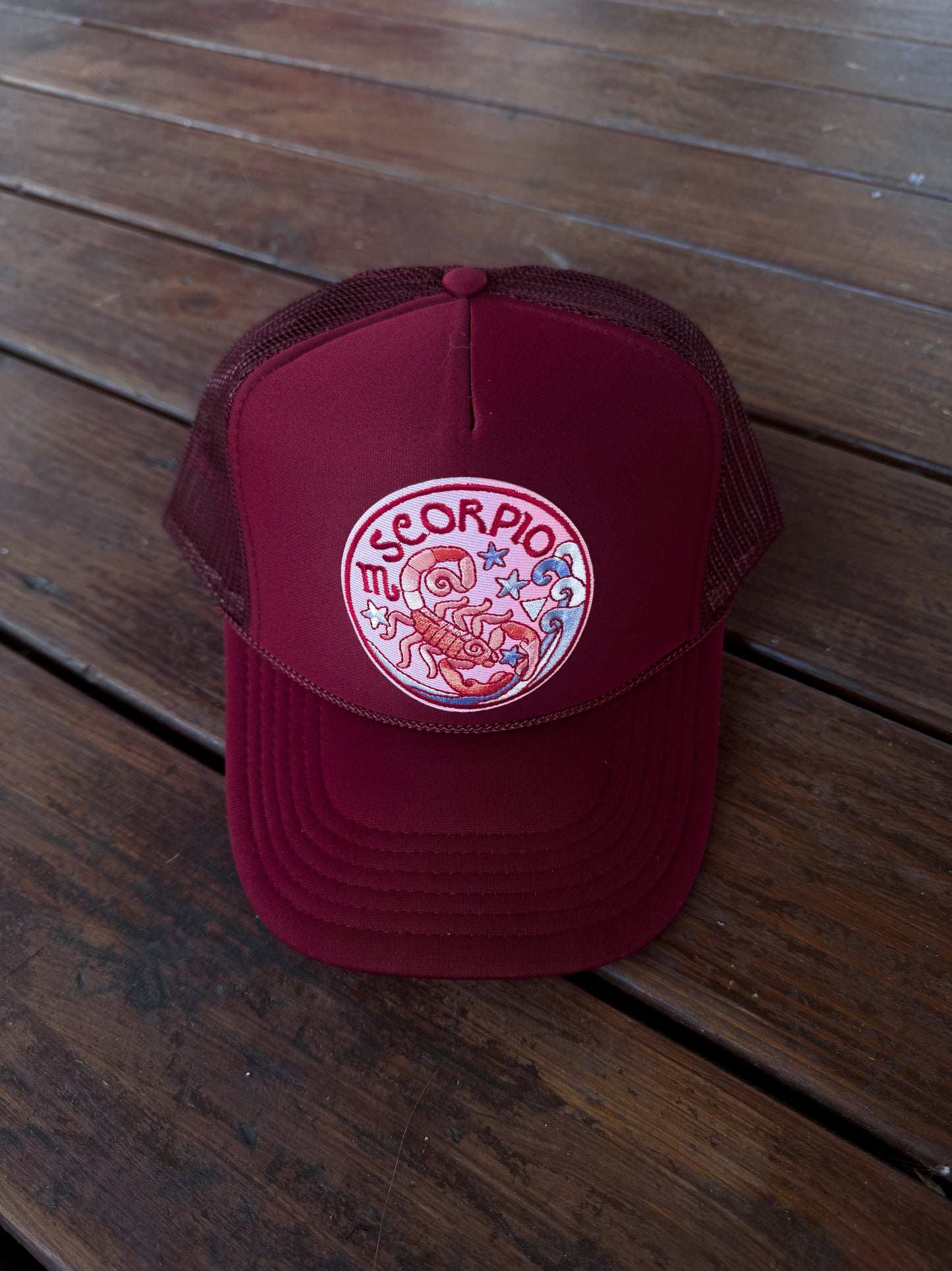 Scorpio Trucker Maroon