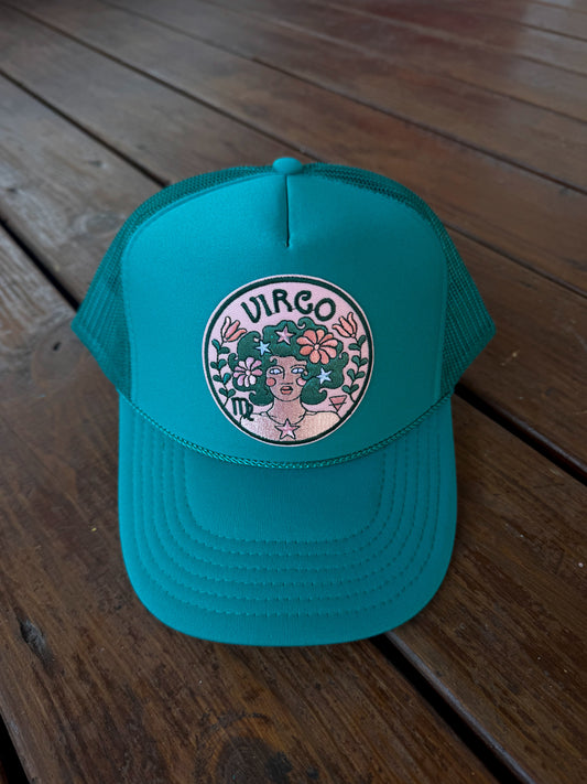 Virgo Trucker Teal