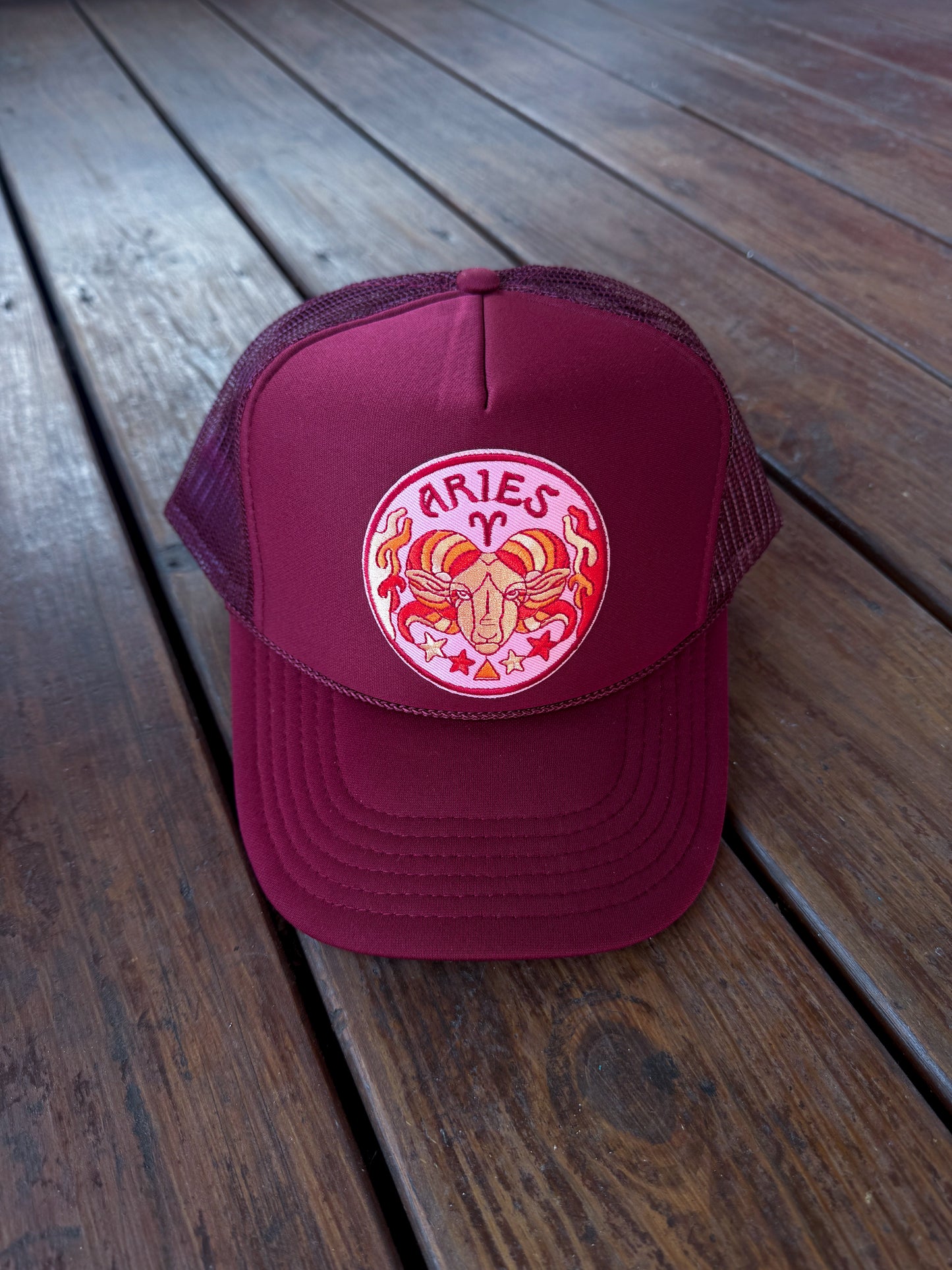 Aries Trucker Deep Maroon