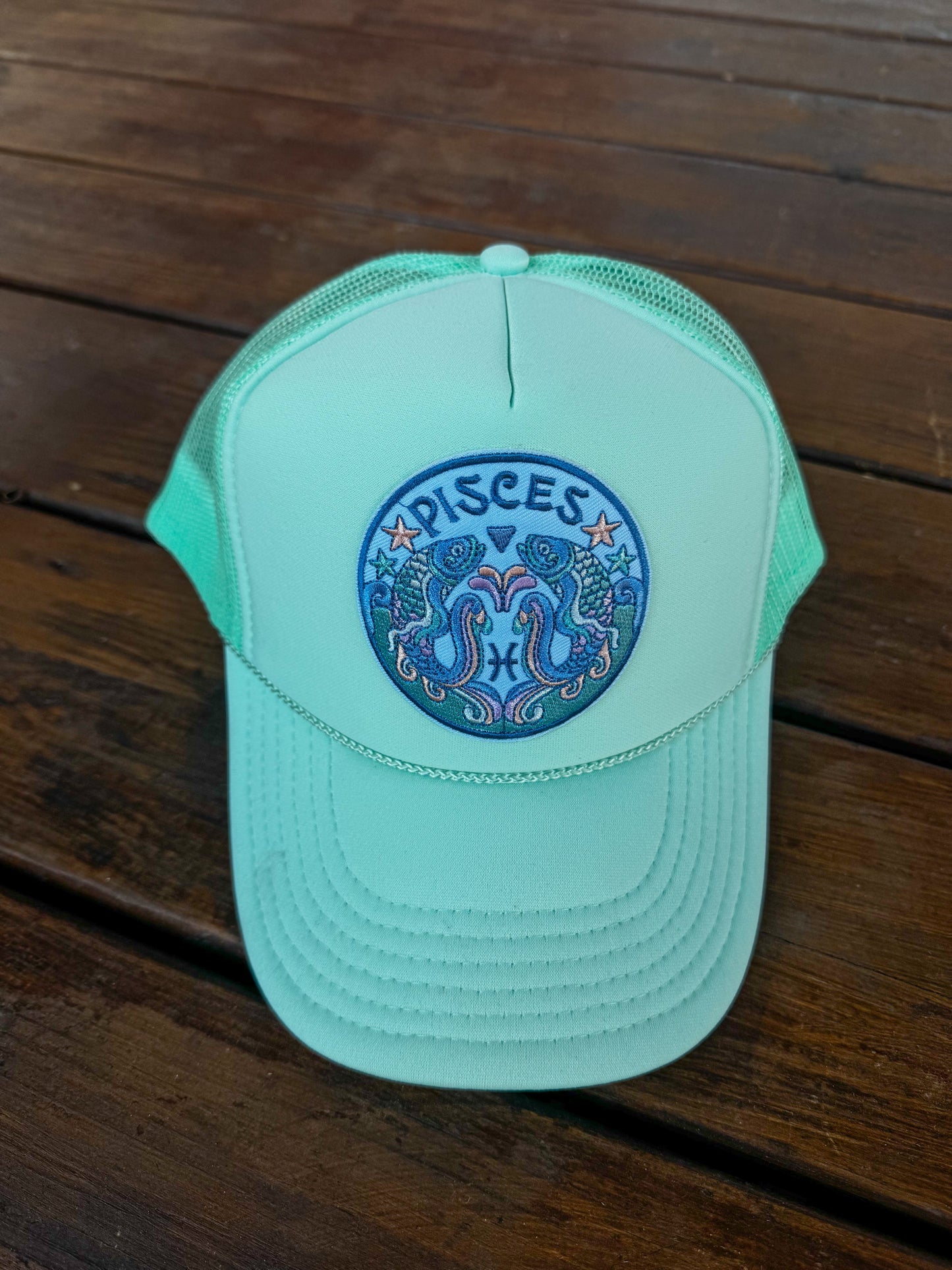 Pisces Trucker Neon Mint