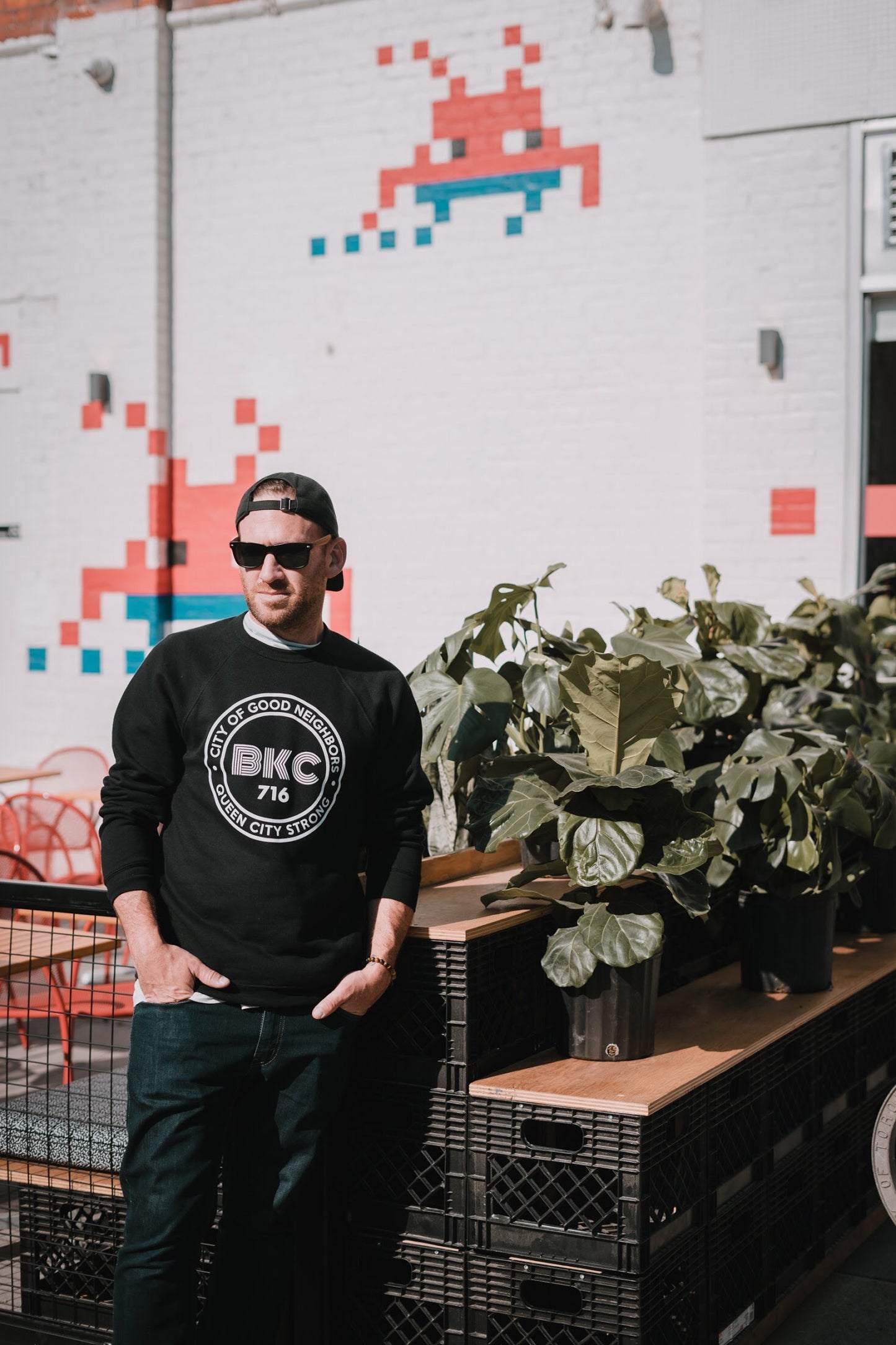 SOFTEST CREW WHITE ON BLACK