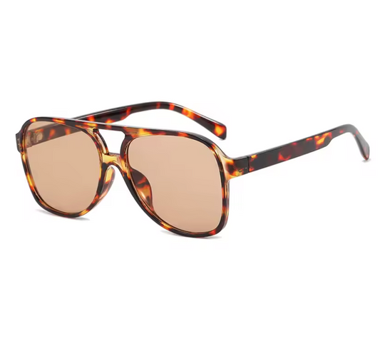 ROOT CHAKRA BROWN TORTOISE AVIATORS