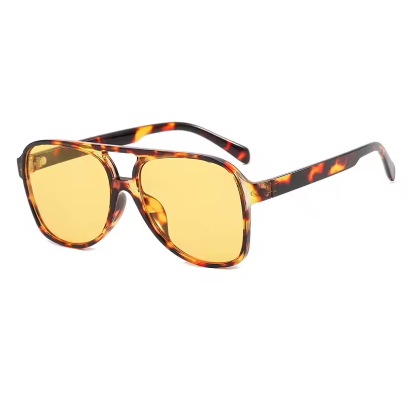 SOLAR PLEXUS CHAKRA YELLOW TORTOISE AVIATORS