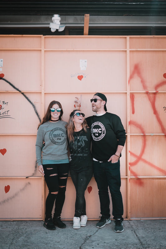 SOFTEST CREW WHITE ON BLACK